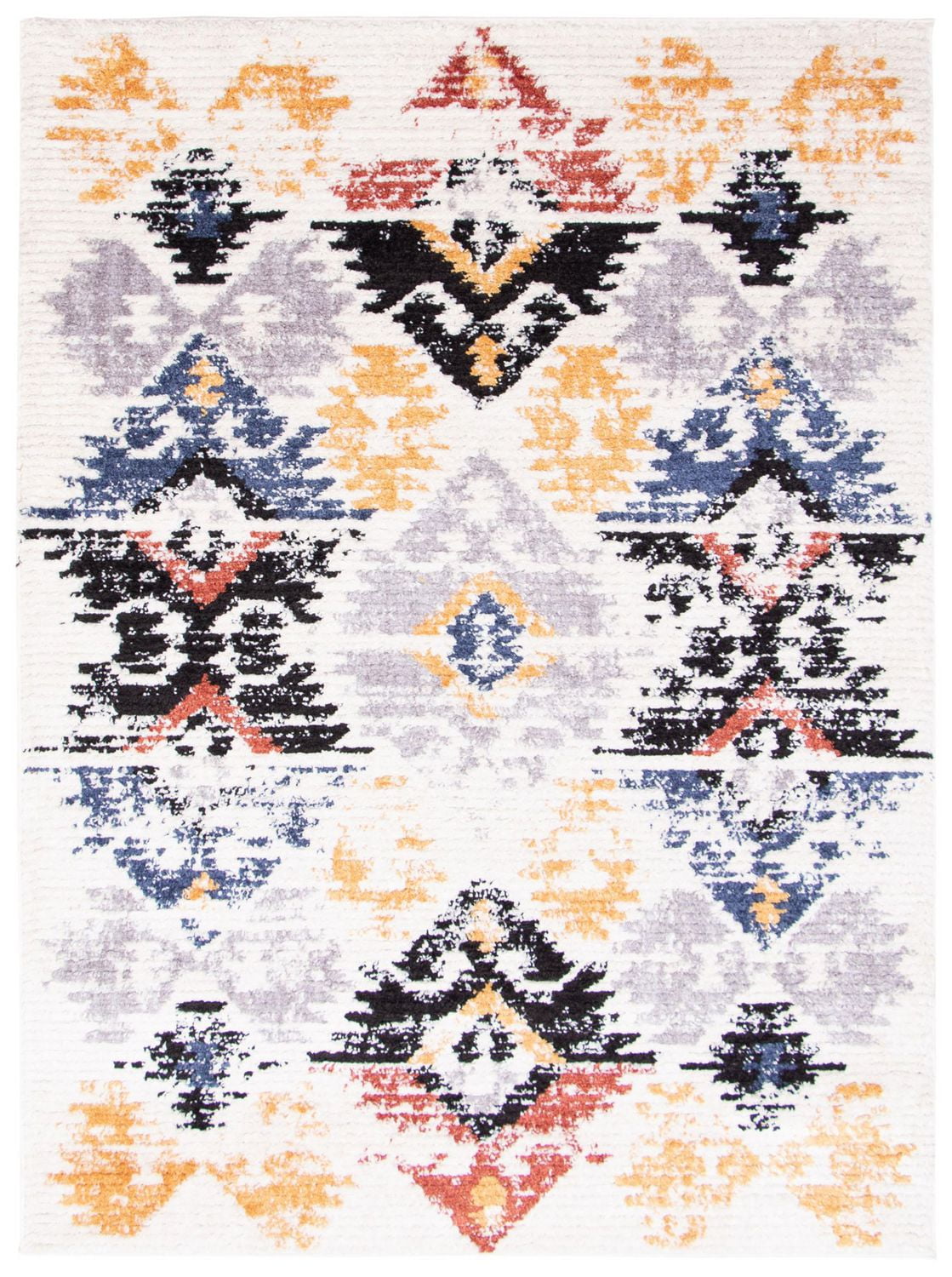 ECARPET Modern Geometric Indoor Area Rug, Super Soft & Plush Kashkuli Collection