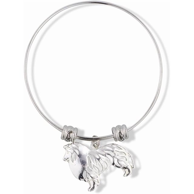 EPJ Collie Dog Fancy Charm Bangle (alloy, ConsumerAudience, StainlessSteel)
