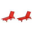 thumbnail image 1 of Paradise Chaises Longues Adirondack en Plastique pour Extérieur (Ensemble de 2), 1 of 9