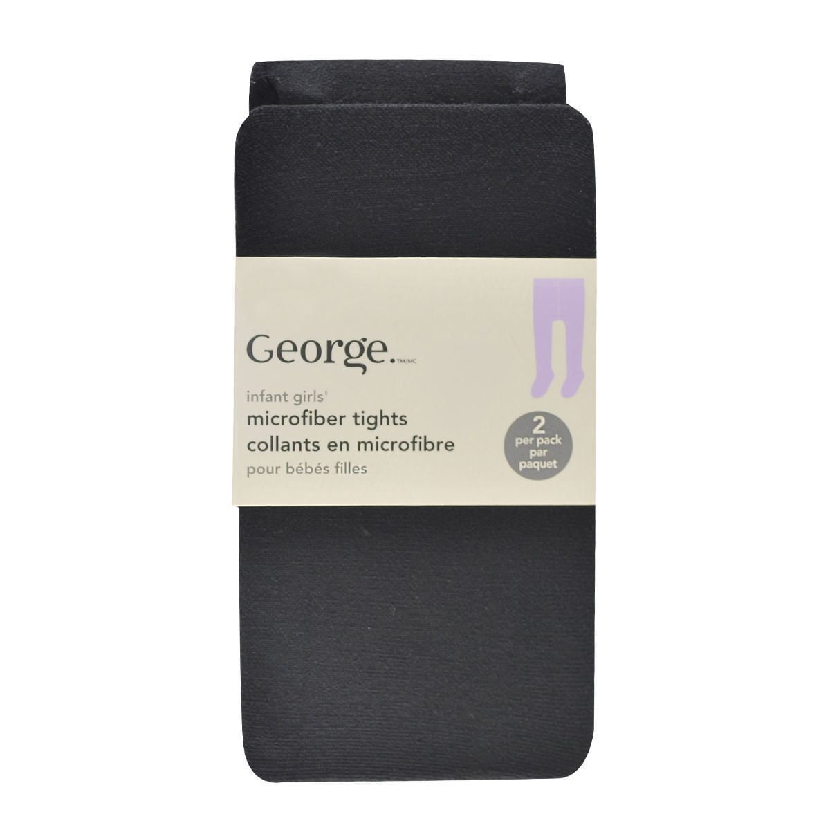 George Infant Microfibre Tight 2pk