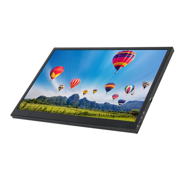 Portable Monitor, Gaming Monitor 60Hz Refreshness Rate 16:9 Contrast Ratio 17in  for PC