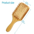 thumbnail image 3 of Hair Brush Comb Bamboo Paddle Hairbrush Massage Brush Comb Anti-static for Hair Styling Combing &, 3 of 7