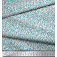 thumbnail image 3 of Soimoi Viscose Chiffon Fabric Flower Artistic Print Fabric by Yard 42 Inch Wide, 3 of 3