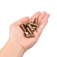 thumbnail image 4 of Unique Bargains 1/4-20 x 25mm Threaded Inserts Nuts, 100 Pack Wood Insert Nuts with Hex Wrench, 4 of 5