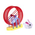 thumbnail image 3 of HILABEE Electric Simulation Plush Toy Accessories Fun Kids Pet Toy with Wheel Runner Simulated Bunny, 3 of 9