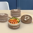 thumbnail image 1 of TopLLC Stainless Steel Insulated Lunch Box Japanese Style Lunch Box Portable Office Worker Student Lunch Box With Lid Portable Plastic lunch boxes, 1 of 6