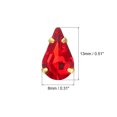 thumbnail image 2 of Unique Bargains 20Pack Teardrop Sew on Rhinestone - 13x8mm Glass Teardrop Crystal Rhinestones in Gold Prong Setting (Bright Red), 2 of 7