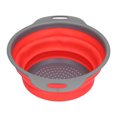 thumbnail image 1 of Drain Basket,  Abrasion Resistance Retractable Anti Slip Save Space Heat Resistant Fruit Colander  For Restaurant For Kitchen Red,Blue,Orange,Green,Rose Red, 1 of 8