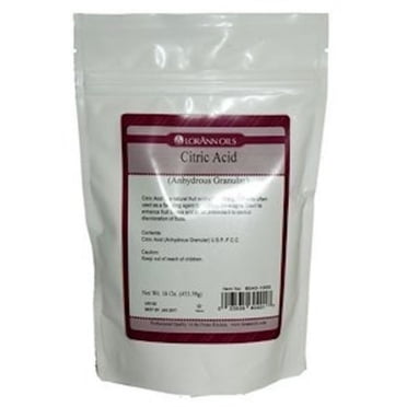 Acide Citrique (granulaire anhydre) 16 oz (1 lb)