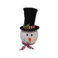 thumbnail image 1 of HOLIDAY TIME 14.5 INCH FABRIC SNOWMAN TREE TOPPER, 1 of 3
