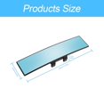 thumbnail image 4 of Rear View Mirror  Car Rearview Mirror 11.8in Panoramic Wide Angle Interior Rear Mirror Anti-Glare HD Clear  Clip on Rear View Mirror for Car Truck, 4 of 11