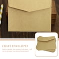 thumbnail image 3 of KAKOWELY 100 Pcs Mini Enveloppes Kraft Brunes Rangement Utilisateurs Généraux, 3 of 8