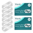 thumbnail image 4 of Waysh Double Edge Razor Blades, 200 Count Barber Pack, 4 of 11