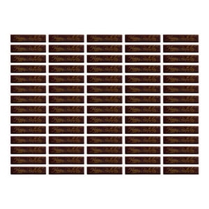 Chocolatree Décoration de chocolat noir "Joyeux anniversaire", professionnel 61% Garniture artisanale de cacao, 420/Case