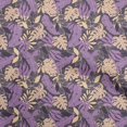 thumbnail image 1 of oneOone Velvet Grayish Purple Fabric Tropical Sewing Craft Projects Fabric Prints By Yard 58 Inch Wide, 1 of 4