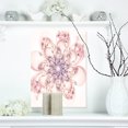 thumbnail image 1 of Fleurs Fractales en Fleurs Roses - Grandes Fleurs Art Mural sur Toile, 1 of 3