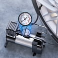 thumbnail image 2 of Tire Pressure Gauge Tire Inflator Portable A-Ir Compressor A-Ir Pump for Car Tires 12V Auto Tire Pump with Pressure Gauge with Cylinder Power System Tire Inflator with Pressure Gauge, 2 of 9