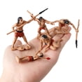 thumbnail image 4 of Liyamei 5 Pcs Statue Homme Primitif Décoration Bac à Sable Miniature Statue Enfants Garçons, 4 of 4