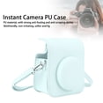 thumbnail image 4 of Mini Instant Camera Protective Bag PU Camera Case with Detachable Top Cover Adjustable Shoulder Strap for Mini 12, 4 of 7