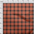 thumbnail image 2 of oneOone Viscose Chiffon Fabric Tartan Check Decor Fabric Printed BTY 42 Inch Wide, 2 of 4