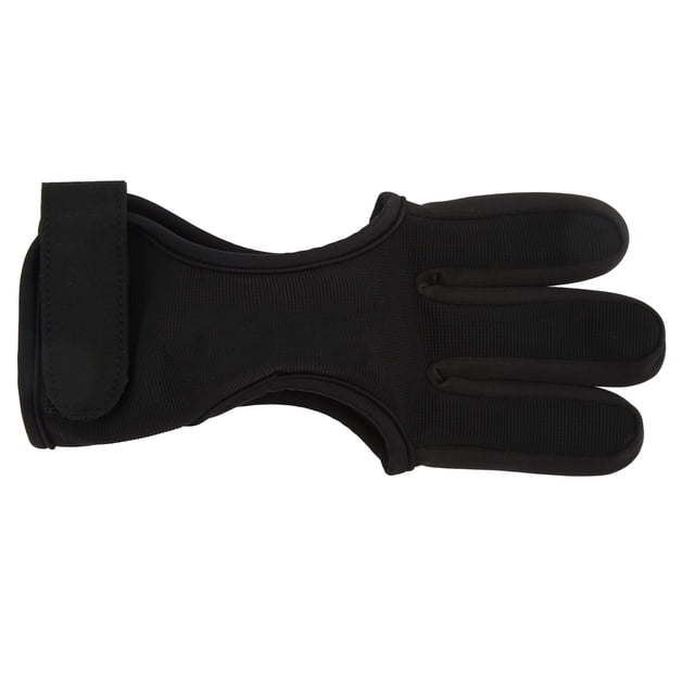 3 Finger Glove, Traditional Comfortable Finger Guard Adjustable Tightness For Beginner For Competition Archery XL