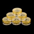 thumbnail image 1 of Baohd 50pcs Empty Round Makeup Jar Pot Travel Cream Powder Cosmetic Container Case Yellow, 1 of 6