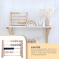 thumbnail image 1 of Wood Abacus Toy Beads Counting Playthings Simple Design Home School Wood Early Education Math Learning Toys Educational Prop Home Decoration Blue, 1 of 6