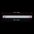 thumbnail image 2 of Unique Bargains Fondant Rolling Pin with Rings PP 50cm x 3.5cm Non Stick for Baking , White, 2 of 5