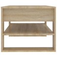 thumbnail image 2 of vidaXL Coffee Table Sonoma Oak 102x55x45 cm Engineered Wood, 2 of 4