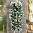 thumbnail image 3 of Mlkoz Home Decoration, Simulation Lilys Rattan Artificial Flower Wall Hanging Basket Indoor And or Decorative Flowers Suitable For Decorating Indoor Wedding, Birthday Gifts, 3 of 5