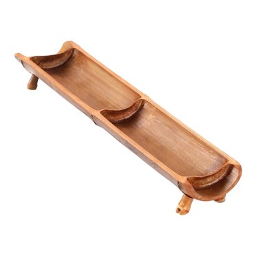 Luzkey Dried Fruit Plate Candy Nut Serving Platter Snacks Bowl Appetizer Tray Party Serving Platter for Desktop Sundries Sushi Candy 3 Grids