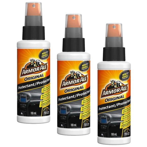 ArmorAll - Ensemble de 3 Protecteurs d'Intérieur pour Voiture, Protège des Rayons UV, 118 ml