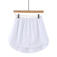 thumbnail image 1 of Women Layered Fake Top Lower Sweep With Buckle Blouse Shirt Hemline  Color Fake Hemline, 1 of 5