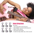 thumbnail image 3 of thinsony 6 Pieces Guitars Tuning Pegs Professional Tuner Knob Adjusting Button Music Instrument Fitting Sealed Guitar Knobs for Replace Type 2, 3 of 4
