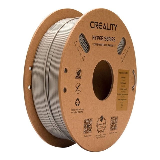 Creality Hyper Series PETG 3D Printing Filament 1kg,Grey