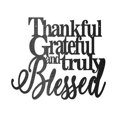 thumbnail image 2 of Thankful Truly Blessed Unique Wall Metal Sign Wall House Gift Sign Art Dec, 2 of 8