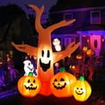 thumbnail image 1 of Yexmas 8FT Halloween Inflatables Dead Tree,Outdoor Halloween Decorations with Built-in LED Lights,Halloween Blow Up Yard Decorations with Pumpkin,Ghost,and Owl, 1 of 11