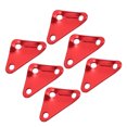 thumbnail image 3 of 10pcs Triangle Tente Corde Fixation en Alliage d'Aluminium Ultraléger Paracord Tenseurs Corde de Réglage pour le Camping Rouge, 3 of 14