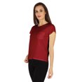 thumbnail image 4 of Inkmeso Solid Short Sleeve Basic T-Shirt For Womens Patch Pocket Casual Summer Basic Top, 4 of 7