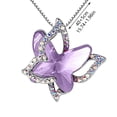 thumbnail image 2 of Jusqu'à 65 % de Rabais SMihono Colliers pour Femmes Dames Collier Papillon en Cristal Collier Pendentif Multicolore Mode, 2 of 2