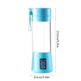 thumbnail image 3 of Cagogo Portable Blender, USB Rechargeable Personal Blender for Smoothies Shakes Protein Drinks, 6 Blade Handheld Blender with Travel Lid, Mini Juicer Blender for Gym Fitness Camping Office Home, 3 of 6