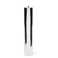 thumbnail image 1 of Set of 2 Metallic Silver Flameless Led Pillar Candle, 1 of 1