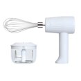 thumbnail image 2 of Iumwxz hand mixer Two-in- Wireless Cooking Machine Small USB Charging Hand-held Beater Garlic Minced Meat Auxiliary Food kitchen tools White Plastic Rollback, 2 of 5