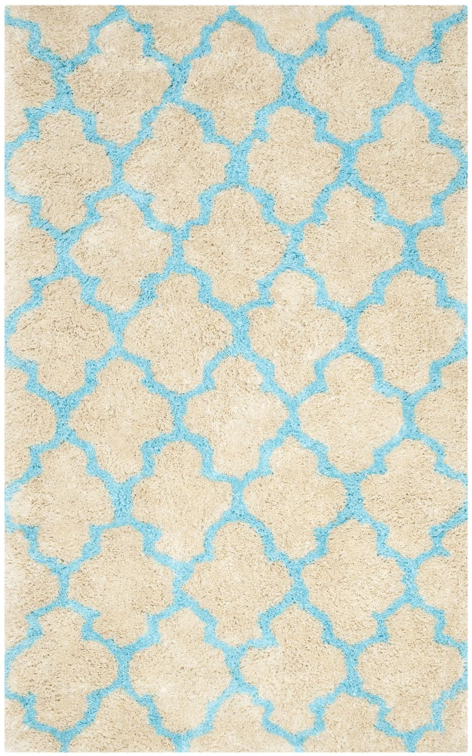 Safavieh Barcelona Anabelle Tapis Peluche Shag Géométrique