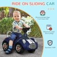 thumbnail image 4 of Qaba Baby Push Car with Music, Horn, Light, Dark Blue, 4 of 10
