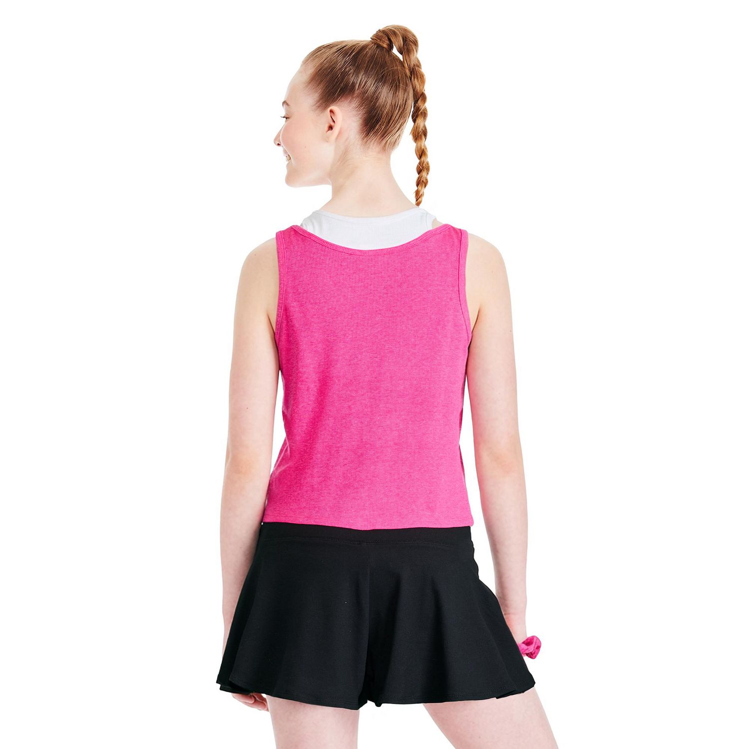 Justice Girls' Layered Rib Tank Top
