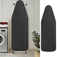 thumbnail image 1 of Riforla High Temperature Ironing Board Cover Washable Ironing Mat Extra Thick Ironing Cover with Padded Home Textile Storage Black, 1 of 6