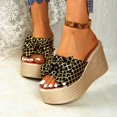 thumbnail image 2 of CHGBMOK Womens Sandals Summer New Solid Color Retro Thick Bottom Open Toe Beach Slippers,Sizes 36-43, 2 of 6