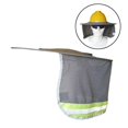 thumbnail image 3 of serony Hard Hat Sunshade Neck Shield Neck Sun Shade Protector Grey, 3 of 9