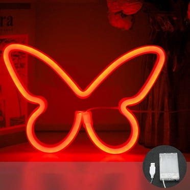 EGNMCR Room Decor Home Decor Neon Signs LED Neon Night Light USB Or 3-AA Battery Powered Neon Lights Wall Sign Room Decor Decor For Girls Bedroo light products